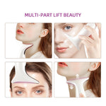 Face Neck Massager Red Light Therapy, 3 Color Facial Massager, Face 𝖲culpting Wand for Wrinkles, Skin Care, Firming, Rechargeable Beauty Tool