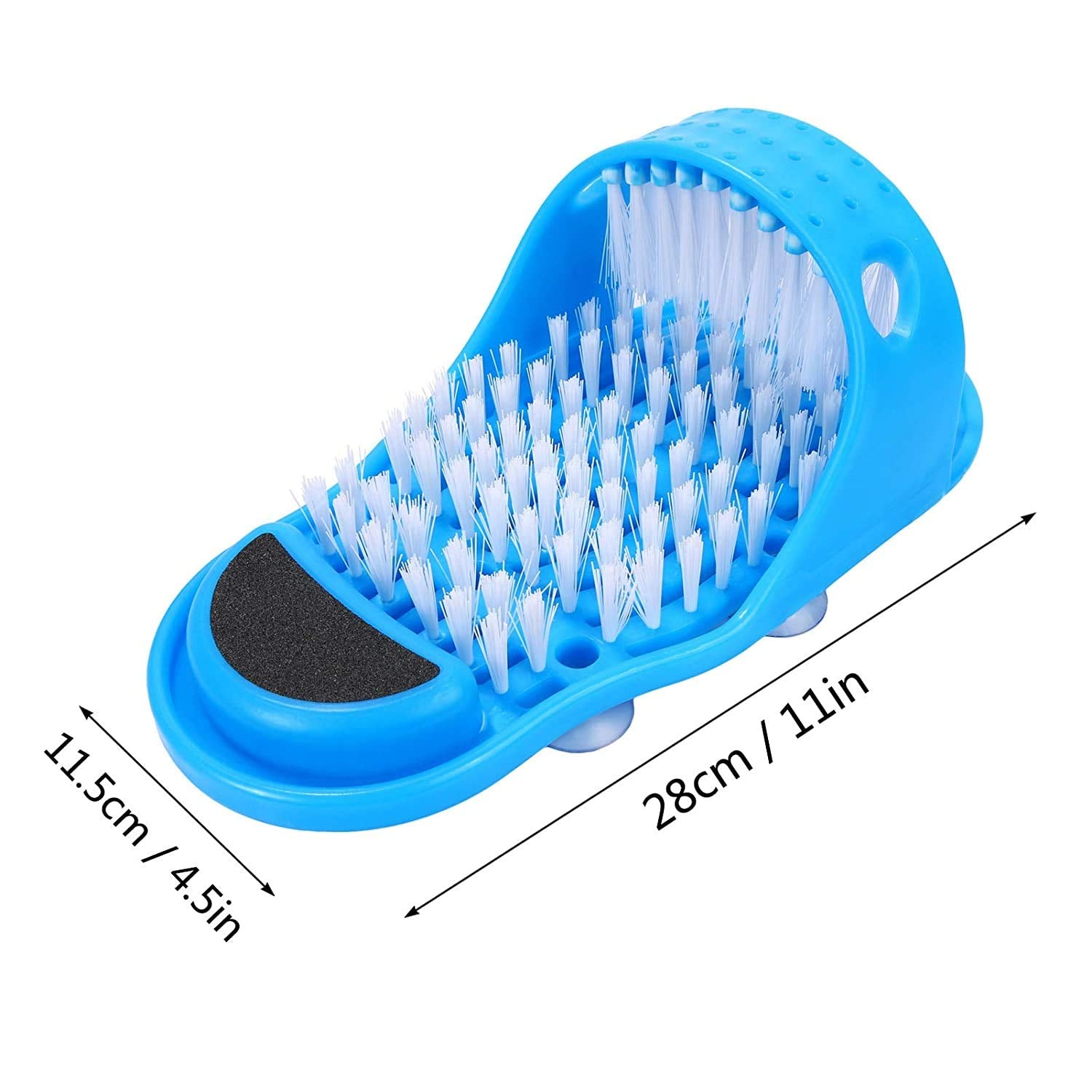 Simple Feet Cleaner, Magic Foot Scrubber, Exfoliating Easy Feet Cleaning Brush, Foot Shower Spa Massager Slippers for Unisex Adults