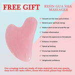Ice Roller and Gua Sha Set for Face, Eyes and Neck - Skin Care Beauty Tools to Brighten Skin and Enhance Natural Glow (Pink)