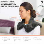 Sharper Image Neck and Shoulder Therapy Wrap - Gray