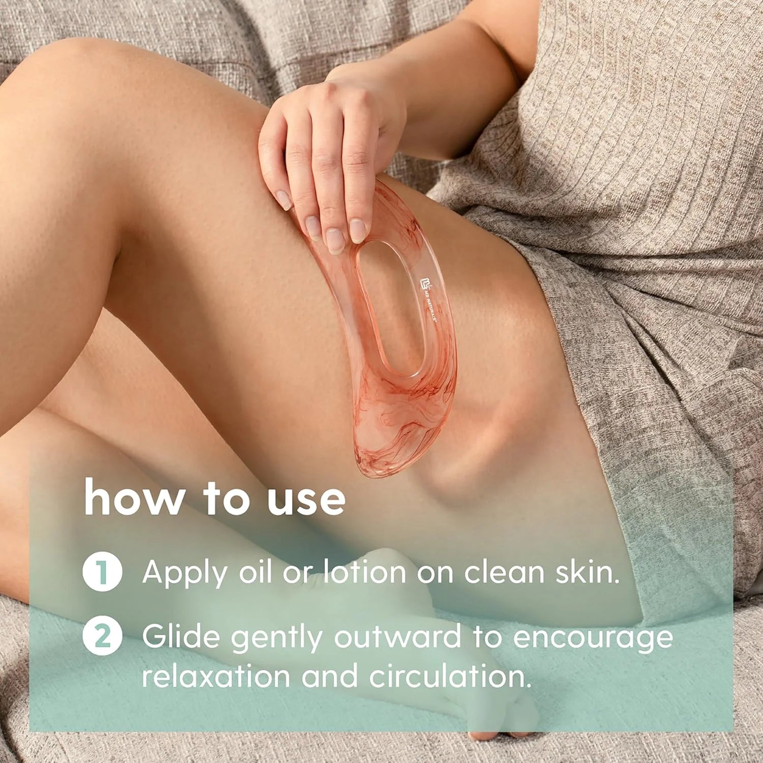 Lymphatic Drainage Massager & Body Gua Sha Tool for Cellulite Relief & Relaxation, 1 Ct