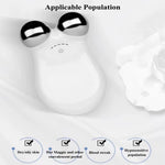 Microcurrent Facial Device,Enhances the Ability to Lift the Face and Tighten the Skin,Facial Wrinkle Equipment，White