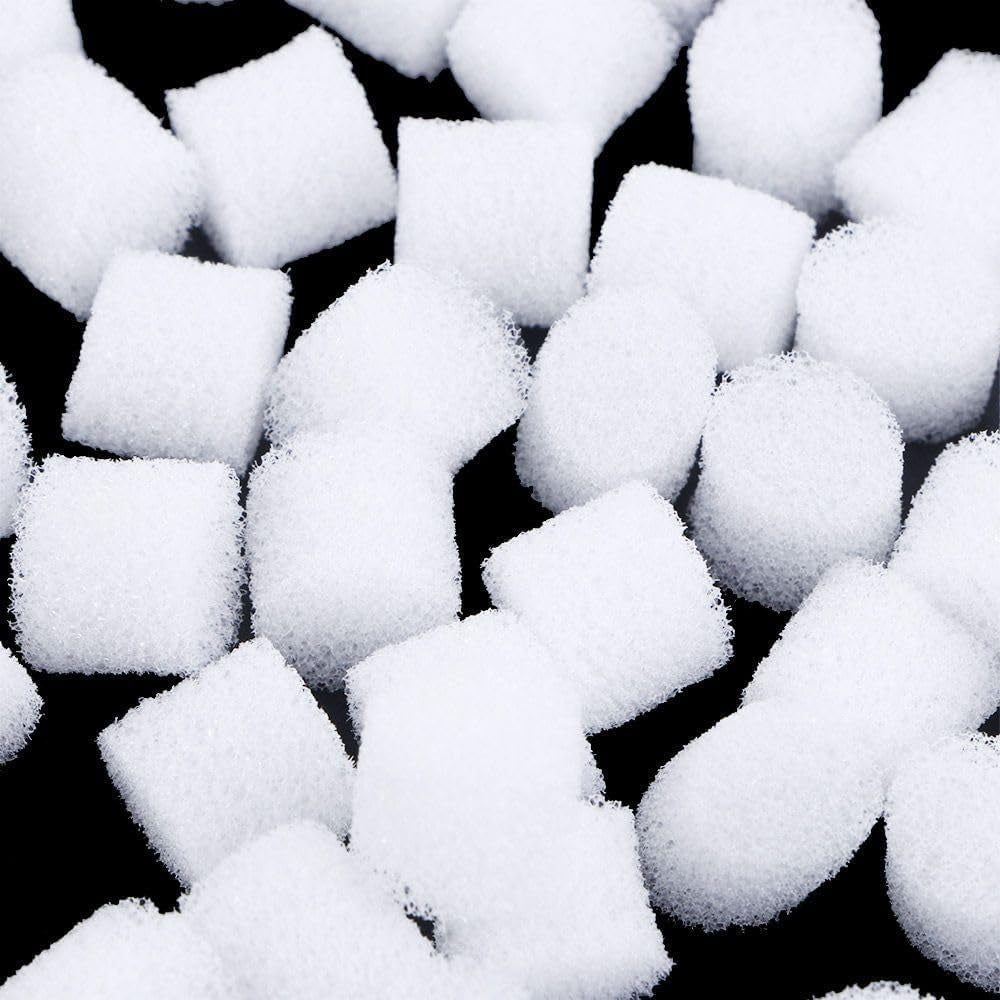 150 Pcs White 12MM Replacement Filter Sponge Blackhead Vacuum Filter Sponges Comedo Suction Blackhead Removal Device Accesories Blemish and Blackhead Removal Tools
