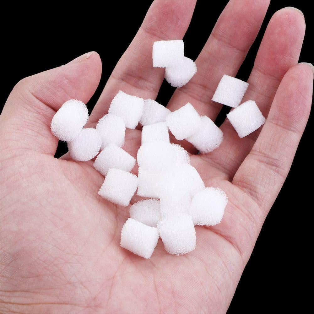 150 Pcs White 12MM Replacement Filter Sponge Blackhead Vacuum Filter Sponges Comedo Suction Blackhead Removal Device Accesories Blemish and Blackhead Removal Tools