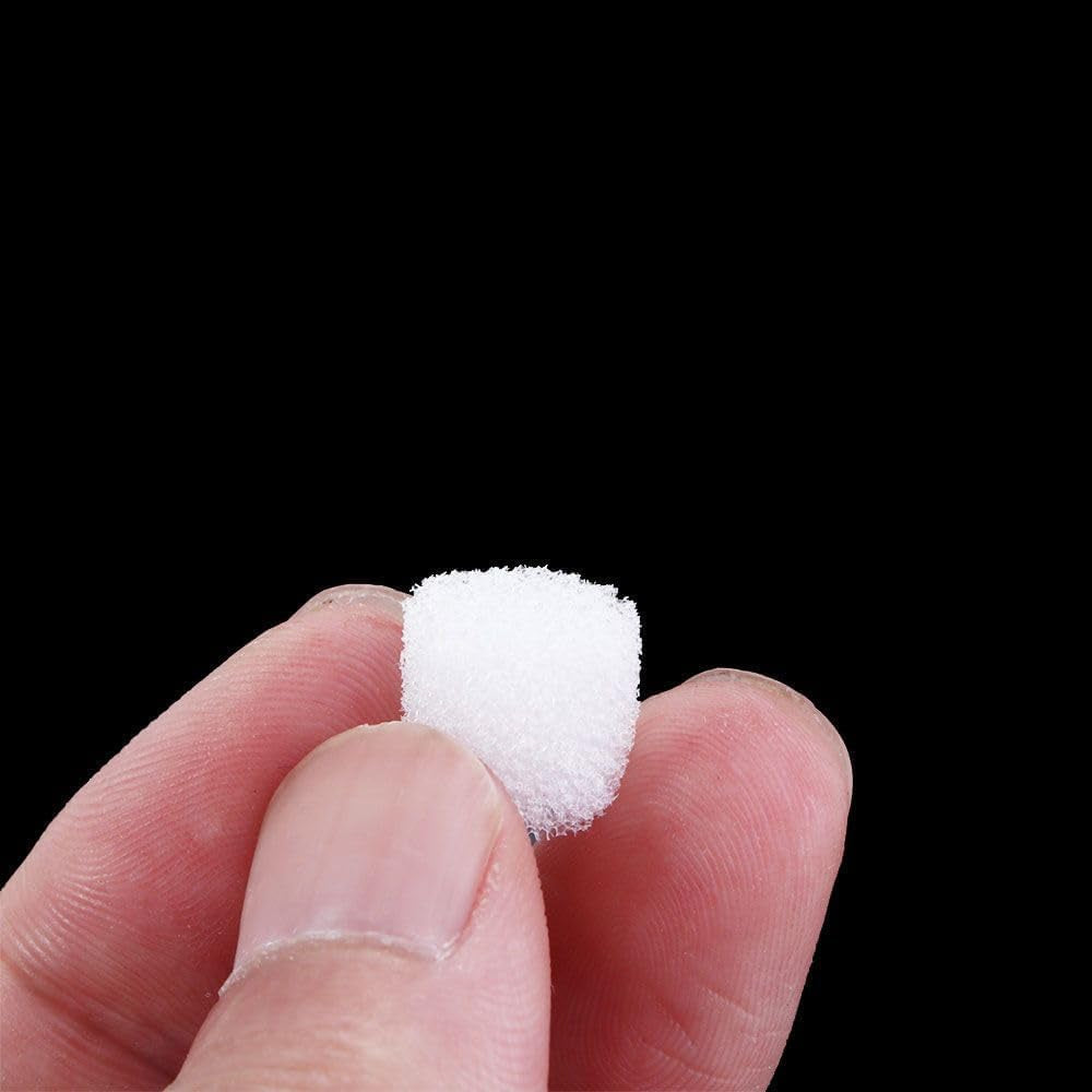 150 Pcs White 12MM Replacement Filter Sponge Blackhead Vacuum Filter Sponges Comedo Suction Blackhead Removal Device Accesories Blemish and Blackhead Removal Tools