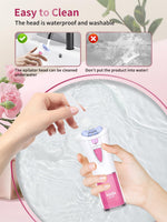 Skin Epilator, 2025 New Hair Remover for Women with LED Light, Portable Epilator, Epilator for Face/Arm/Pubic/Leg/Body/Finger/Bikini Area Electric Hair Remover